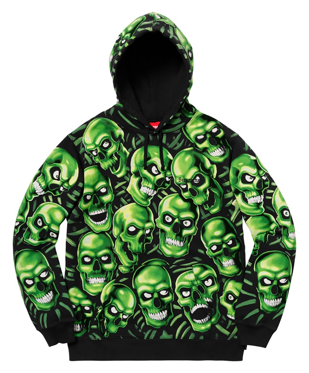 Skull Pile Hooded Sweartshirt view 2